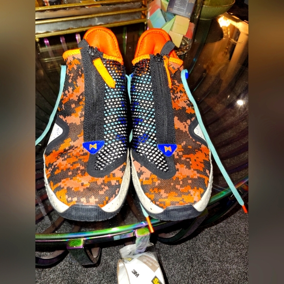 Nike PG 4 Digi Camo Light Cream/Total Orange size 11 - Picture 3 of 8